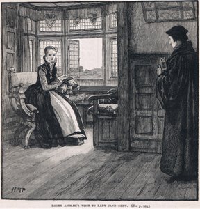 Visita de Roger Ascham a Lady Jane Grey de Henry Marriott Paget